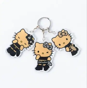 산리오 헬로키티 일광화상 키티 갸루키티 아크릴 키링 3개