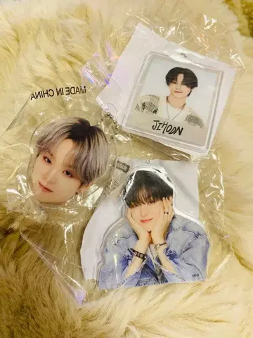 트레저 지훈 클립 얼굴 아크릴 키링