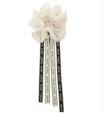 SNIDEL Chacott 콜라보 스크런치 로고 리본