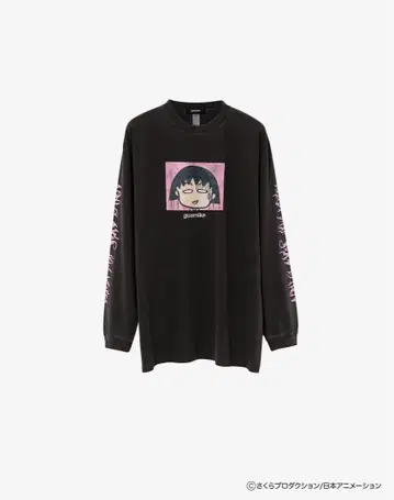 GUERNIKA x 마루코는 아홉살(치비 마루코짱) 긴팔 T셔츠