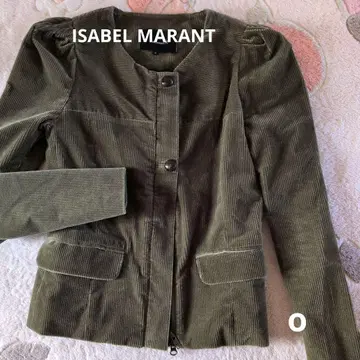 ISABEL MARANT 노카라 자켓 0 사이즈 올리브