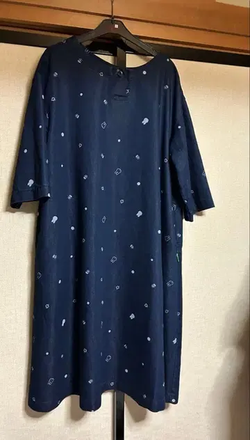 새상품 미피 패턴 데님 원피스 M 사이즈