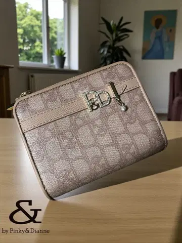 PINKY&DIANNE 핑키&다이앤 패드락 L자 지퍼 접이식 지갑