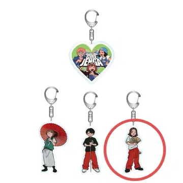 100억 년 LOVE 아크릴 키링 3시의 히로인 후쿠다 린넨