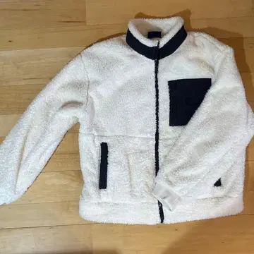 Penfield 플리스 자켓 L 화이트/네이비