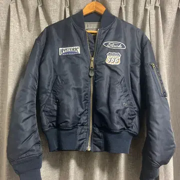 Hysteric Glamour MA-1 자켓 네이비