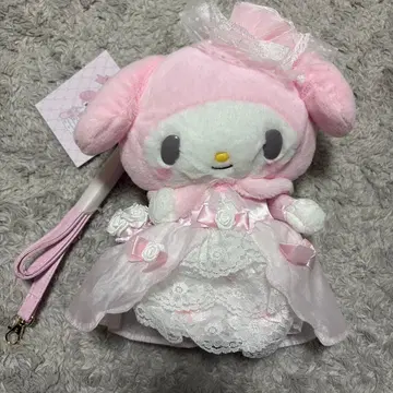 산리오 마이멜로디 봉제 인형풍 숄더백 (레이디 마이멜로디)