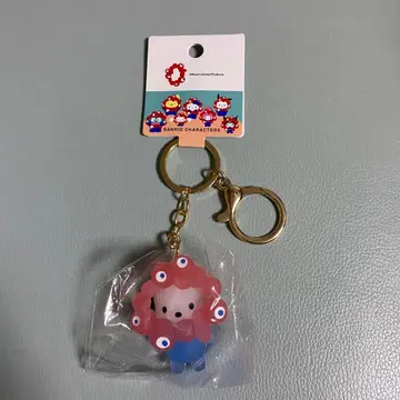 만박 포차코 입체 마스코트 클리어 컬러 키링