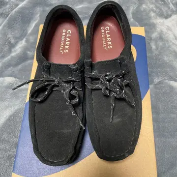 CLARKS 오리지널 블랙 스웨이드 23.5 GORE-TEX