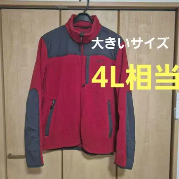 [ 빅 사이즈 ] LLBean 플리스 자켓 빨간색