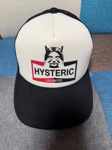 HYSTERIC 트래커 캡 화이트/블랙