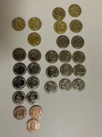 드래곤볼 제니 컬렉션 묶음 판매 29장