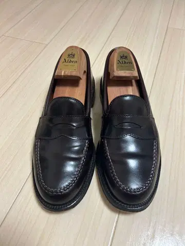 ALDEN 알든 코도반 코인 로퍼 986 8D