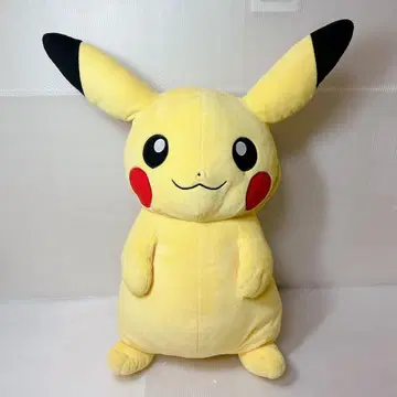 새상품급 포켓몬 센터 한정판 레어 피카츄 등신대 봉제 인형 포켓몬