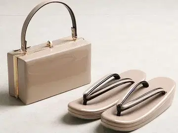 [새상품] 후리소데용 조리 백 세트 더스티 컬러 01514