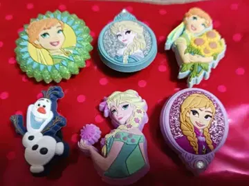 겨울왕국 지비츠 참 crocs