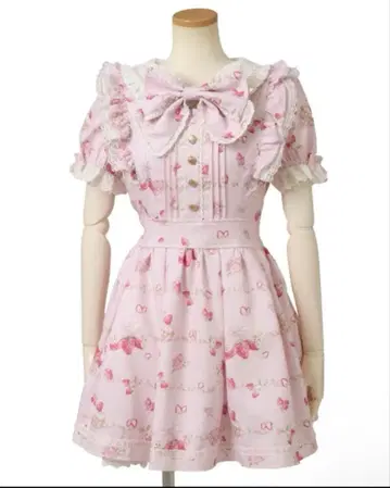 리즈리사 LIZLISA Creamy Berry 패턴 원피스