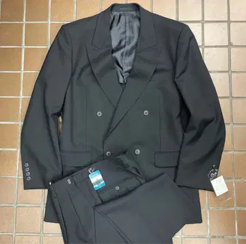 [ 초특가 ] 예복 상복 블랙 더블 수트 / XL A7 / 2턱 / 조절