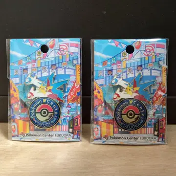 포켓몬 센터 후쿠오카 로고 핀즈 2개