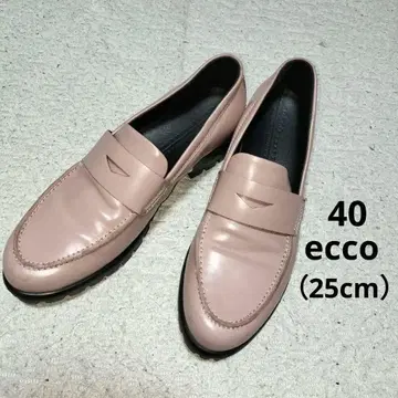 40 ecco 에코 천연 가죽 로퍼 모드 트레이 빅 사이즈 25cm
