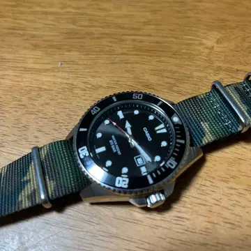 CASIO 손목시계 쿼츠 카모플라쥬 스트랩