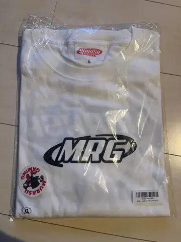 MRG 화이트 T셔츠 XL 무러쉬 카토 준이치