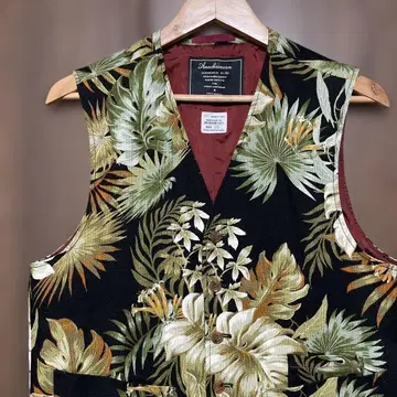 Anachronorm 알로하 베스트 3 L 블랙 보태니컬 무늬