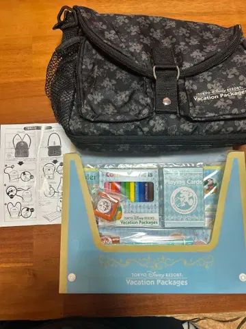 디즈니 바케이션 패키지 2WAY 백 문구 세트