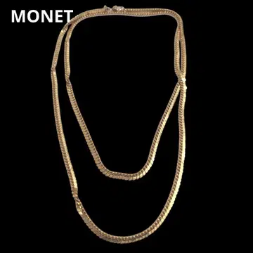 MONET 목걸이 키헤이 체인 빈티지 롱 목걸이