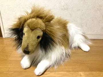 레어 90년대 빈티지 개 콜리 강아지 봉제 인형 레트로 당시 물건