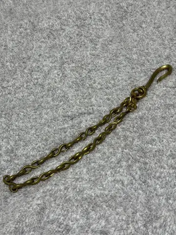 브론즈 트위스트 디자인 지갑 체인 놋쇠