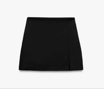 [ 미사용 새상품 ] ZARA 슬릿 헴 스코트 블랙