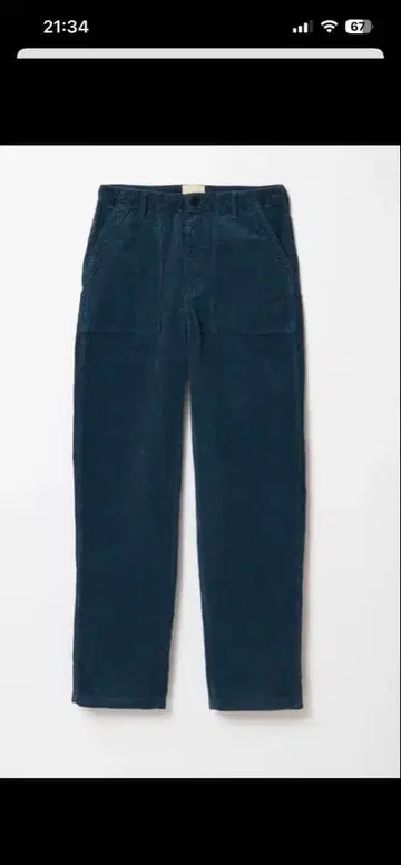 shishikui 코듀로이 베이커 36