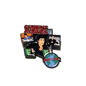 SCARFACE 토니 몬타나 핀 배지