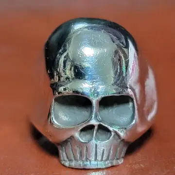 빈티지 은반지 스컬 실버링 해골 도쿠로 실버925