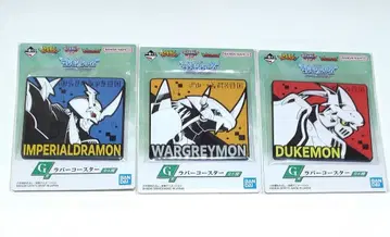 제일복권 디지몬 러버 코스터 3종 세트 미개봉 새상품