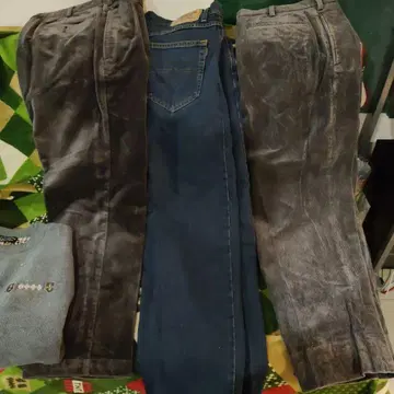 데님 코듀로이 팬츠 세트 새상품급 중고