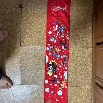 애니메이션 캐릭터 타월 빨간색