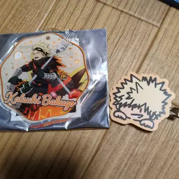 히로아카 오픈 스쿨 아크릴 코스터 클립 바쿠고 카츠키