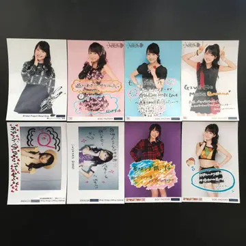 7100 모닝구무스메 사야시 리호 브로마이드 8장 세트