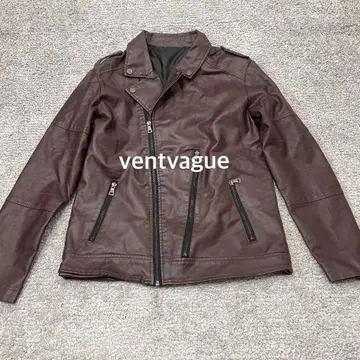 [ ventvague ] 라이더 자켓 홍차 가죽 자켓