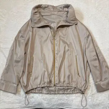 아나이 샴브레이 타프타 후드 자켓 36