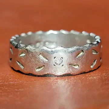 빈티지 은반지 다이아몬드 실버링 실버925 조각