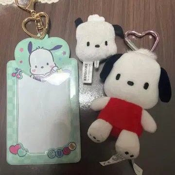 포차코 봉제 인형 트레이딩 카드 케이스 키링