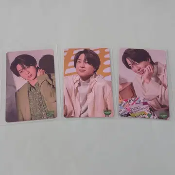 timelesz 키쿠치 후마 & 테라니시 타쿠토 트레이딩 카드 3장 세트