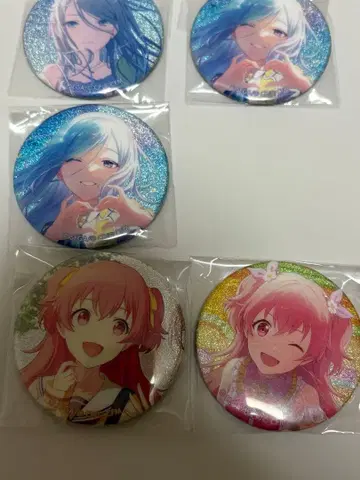 프로세카 글리터 캔뱃지 히노모리 시즈쿠 모모이 아이리