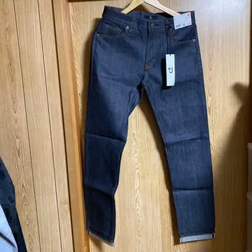 UNIQLO +J 셀비지 슬림핏 스트레이트 청바지 30