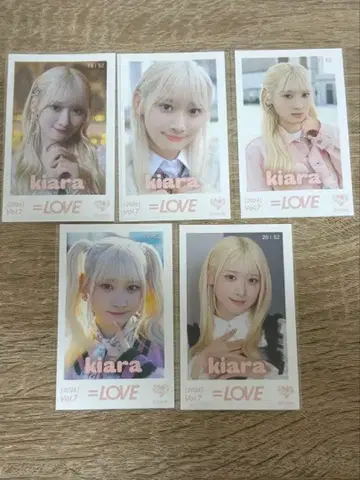 = LOVE 이코러브 사이토 키아라 미니 사진 vol.7 컴프