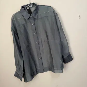 지나시스 지나시스 샴브레이 시어 셔츠 LS20