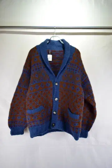 구제 의류 유로 헤비 울 디자인 가디건 자켓 유럽 구제 의류